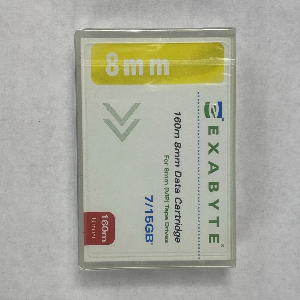 Cartucho de datos Exabyte 160m 8mm 7/15GB sellado (lote de 9) Foto 3 de 4