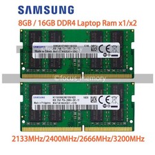 Samsung 8GB 16GB 32GB DDR4 2133 2400 2666 3200 MHz SO-DIMM 260Pin Ram For Laptop