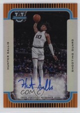 2021-22 Bowman U 2003 Orange Refractor 4/25 Hunter Sallis #2K3B-HS Auto 07rd