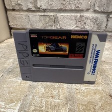 Top Gear - Super Nintendo, SNES - Rental Copy - Tested - Works!