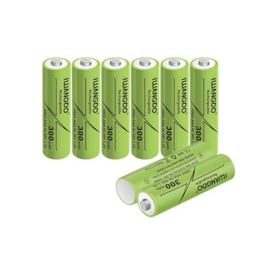 AAA Batterien wiederaufladbar Solarleuchten Garten NiMH 300 mAh 1,2V 8 Stück