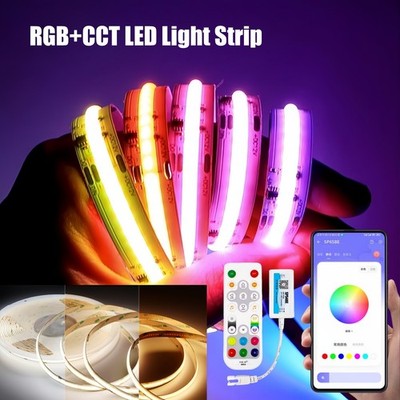 RGBCCT LED-Streifenleuchten Mit Fernbedienung Und Smartphone-App-Konnektivität