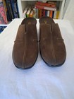 Clarks Leather mules shoes Size 8 Western hippie boho trending festival 90s y2k  — photo 2