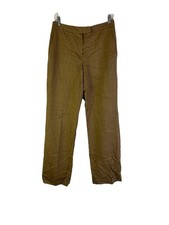 Vintage 90s Brooks Brothers Dress Pants Slacks Womens 4 Wool Flat Front Brown