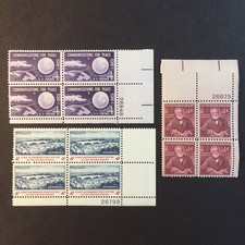 USA, 1164, 1171, 1173, PLATE BLOCKS, MINT, NH, VINTAGE COLLECTION