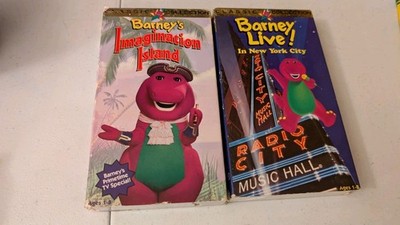 Barney & Friend Classic Collection Live In NYC Imagination Island VHS