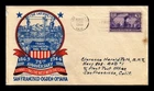DR JIM STAMPS US COVER RAILROAD FDC SCOTT 922 STAEHLE CACHET CRAFT TORN CORNER