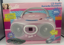 Barbie CD Radio Karaoke Boombox - Sealed