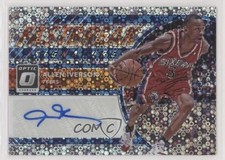 2017-18 Panini Donruss Optic Fast Break Signatures Allen Iverson Auto HOF 1s9