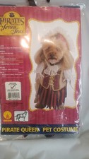 Queen Pirate New Dog Costume Size Med