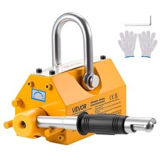 VEVOR Permanent Magnetic Lifter, 880 lbs Pulling Capacity, Heavy Duty N42 Neodym