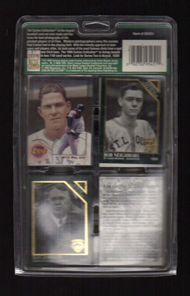 1995 CONLON COLLECTION Complete FACTORY SEALED SET ~ ALL 110 + 7 BONUS CARDS - Image 2 of 3