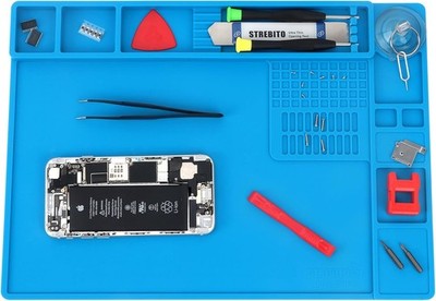STREBITO Soldering Mat Electronics Repair Mat, Silicone Work Heat... 