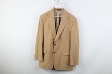 Jos A Bank Mens 43R 2 Button Camel Hair Suit Coat Blazer Jacket Beige Brown