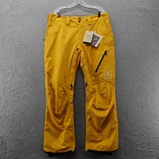 Burton AK Gore Tex Cyclic Snowboard Ski Pants Mens Large Goldenwood Yellow NWT