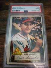 1952 Topps Enos Slaughter St. Louis Cardinals Card #65 PSA GOOD 2 