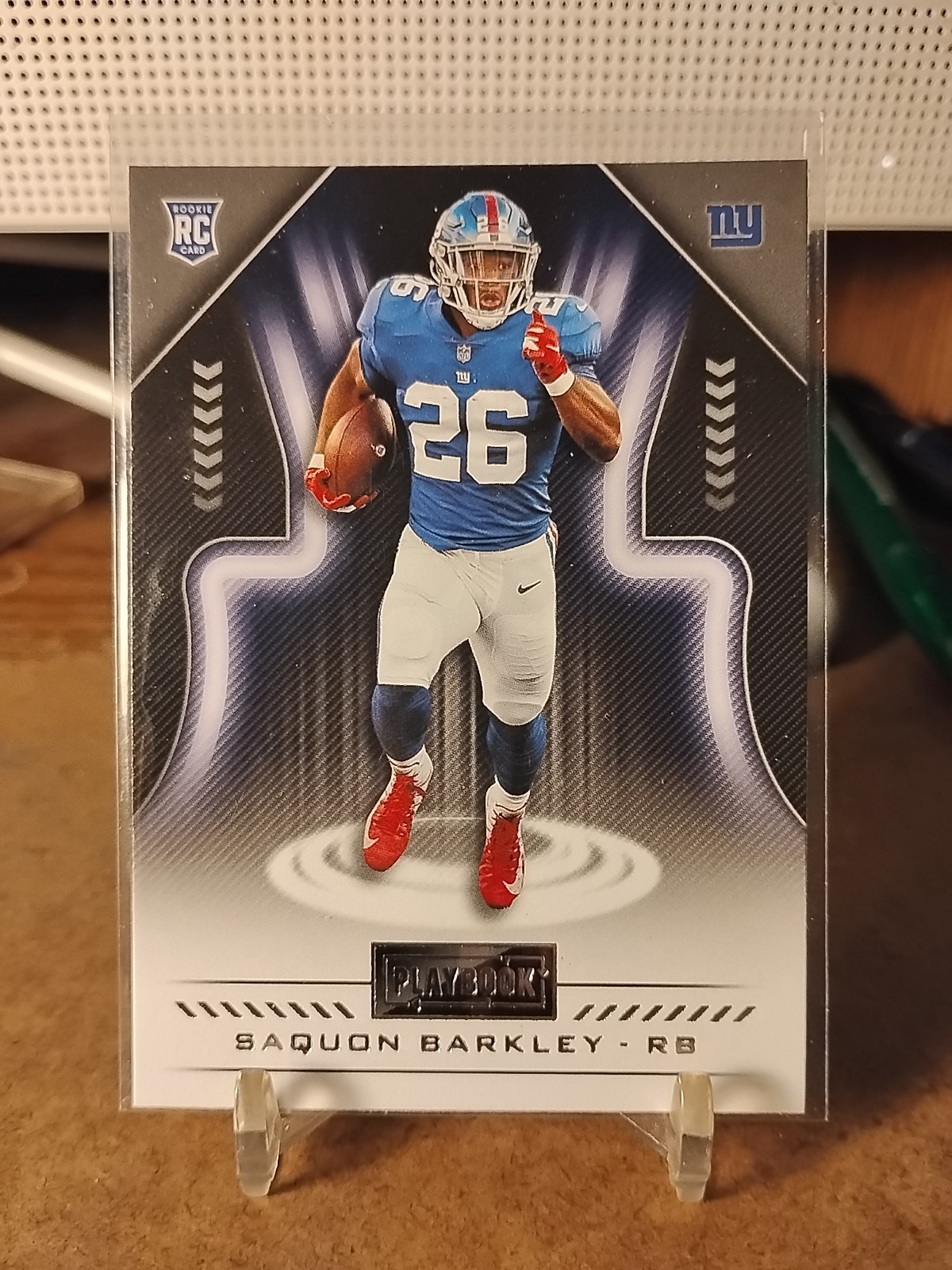 Saquon Barkley 2018 Panini Playbook RC #111 Giants