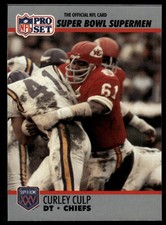 1990-91 Pro Set Super Bowl XXV Silver Anniversary Commemorative #82 Curley Culp