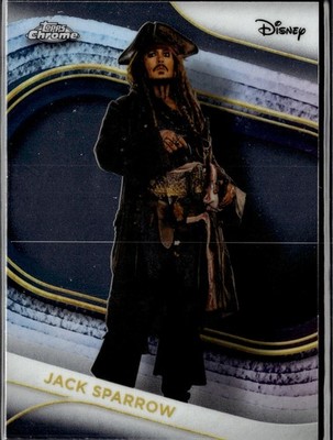 Topps Chrome Disney Jack Sparrow #3 2025 Base Near Mint