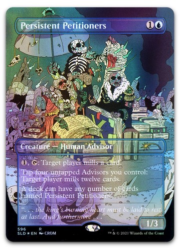 Persistent Petitioners (596) #596 (Foil) (NM) Secret Lair Drop SLD Magic MTG