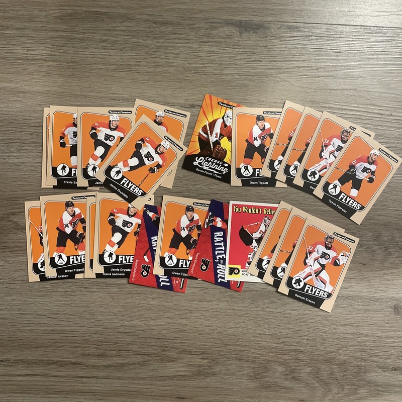 2024-25 UD Parkhurst Champions Philadelphia Flyers Lot of 23 Cards Base Insert