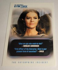 Vintage 2004 Rittenhouse Quotable Star Trek TOS #97 Romulan Commander Spock