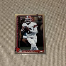 Topps Chrome 2023 Rookie Shedeur Sanders Cleveland Browns Football #315