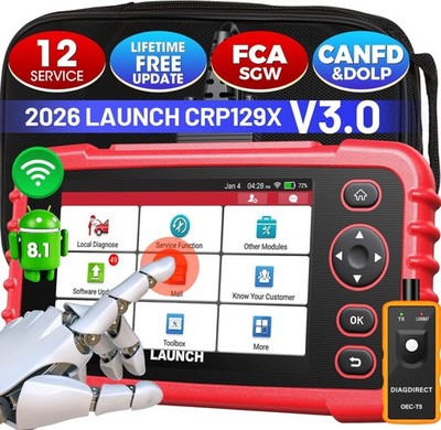 2026 Newest LAUNCH CRP129X V3.0 Elite OBD2 Diagnostic Scanner Upgrade of CRP123X