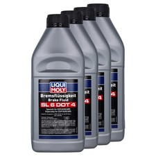 Bremsfl�ssigkeit LIQUI MOLY SL.6 DOT4 4X 1 Liter Brems Fl�ssigkeit Brake Bremse