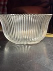 VINTAGE 6 3/4 IN HOLOPHANE LAMP SHADE Ribbed And Beaded With 3 1/2 Inch Fitter — photo 2