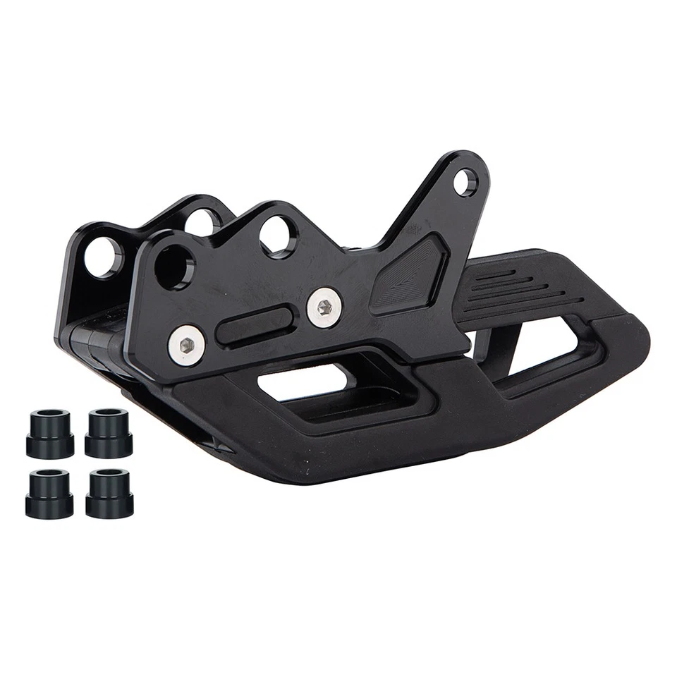 CNC Chain Guide Guard Black For Yamaha YZ125X YZ250FX YZ250X WR250F WR450FX  Foto 3 de 4