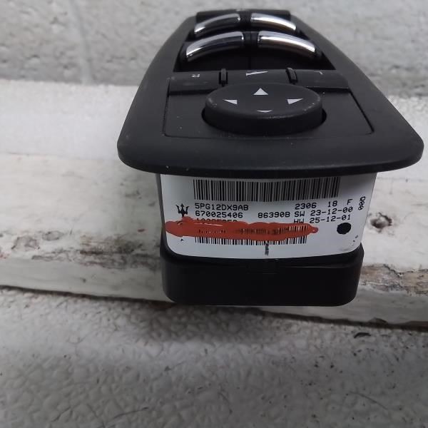 2017 MASERATI GHIBLI  OEM MASTER WINDOW SWITCH OEM ID # 670025406