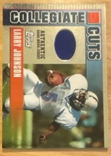 Larry Johnson 2003 Topps Draft Picks Game-Worn Jersey Collegiate #cc-lj (7072)