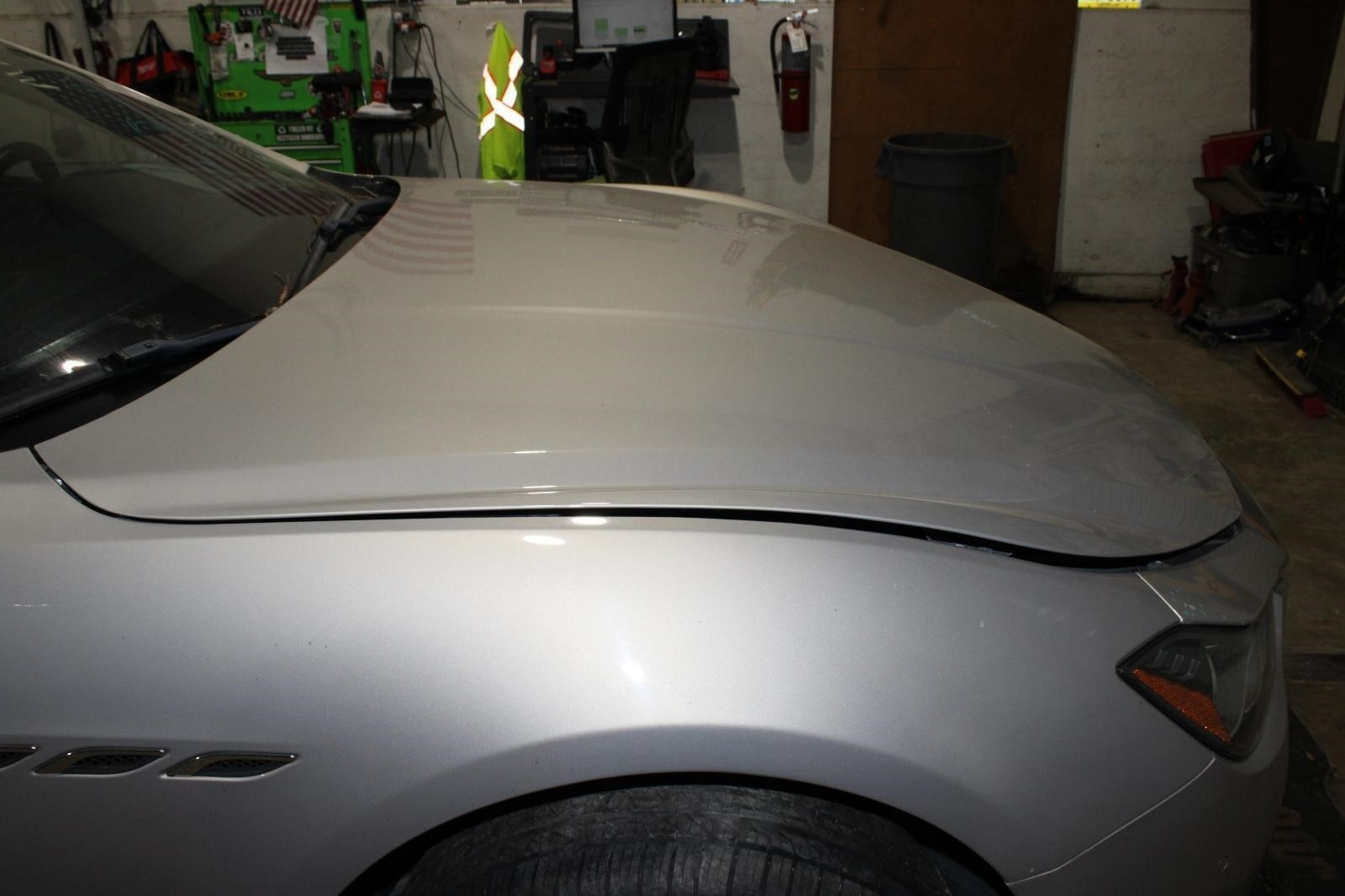 14-20 Ghibli Champagne Metallescent Grey Hood Bonnet Panel Cover Factory OEM WTY