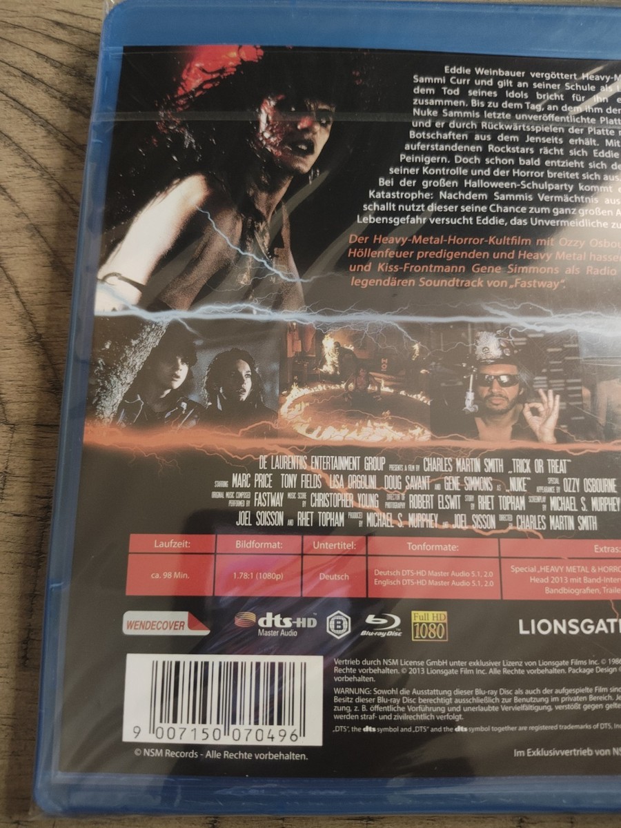Ragman Trick or Treat Blu Ray Disc 1986 Movie Read IMPORT German