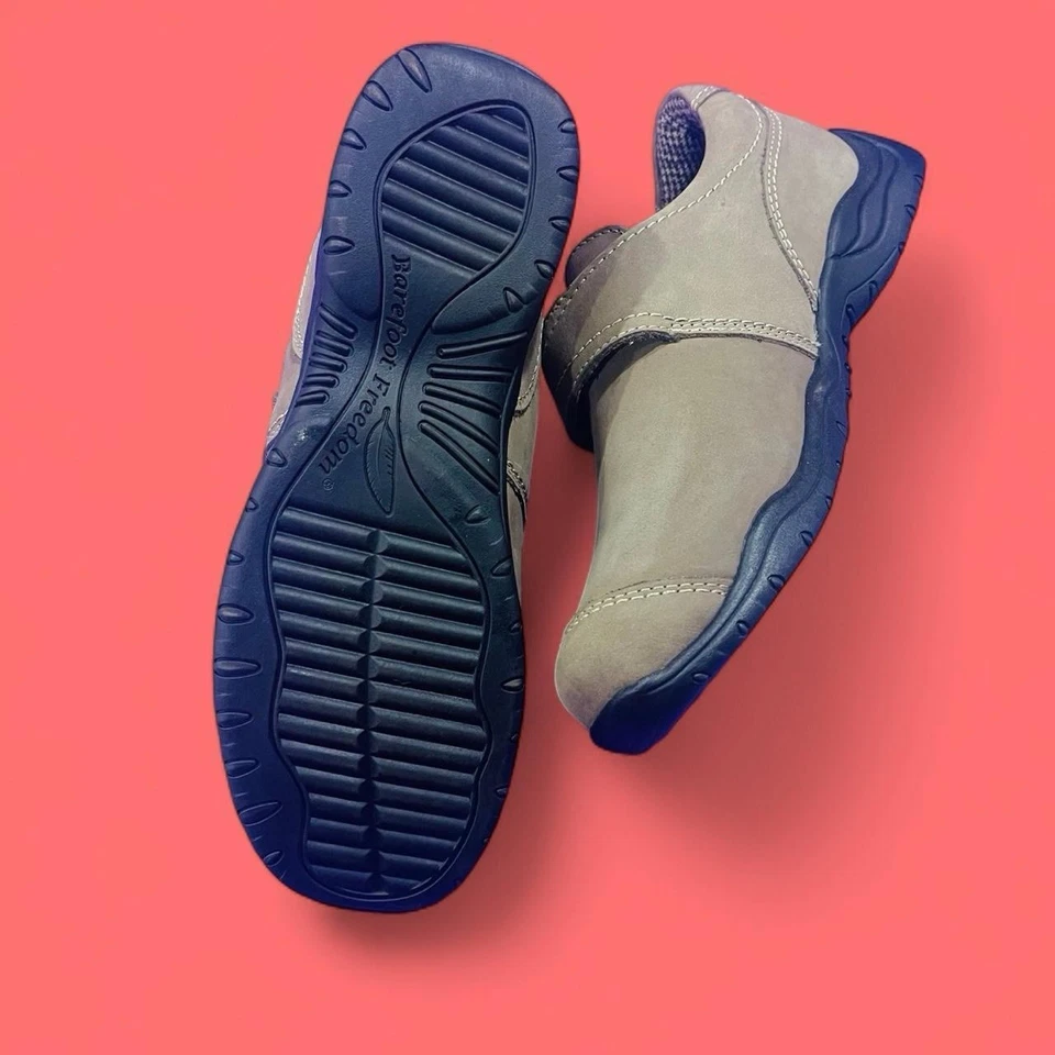 Zapato cómodo Barefoot Freedom by DREW Amberes para mujer 8,5 M cuero topo gamuza Foto 4 de 4