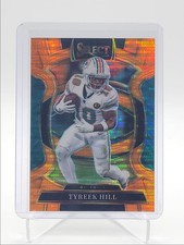TYREEK HILL 2025 SELECT CONCOURSE NEON ORANGE PULSAR PRIZM /7 Q1829