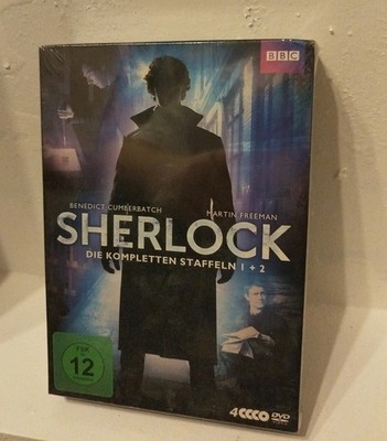 Sherlock Staffel 1&2 DVD Set Original Verpackt