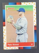 2022 Donruss 1988 Retro #247 Pete Alonso On Fire Variation 24/75