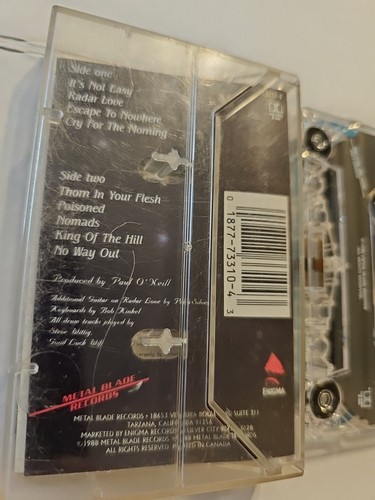 Omen - Escape To Nowhere US Metal Blade/Enigma cassette 1987 HEAVY metal OOP - Picture 6 of 7