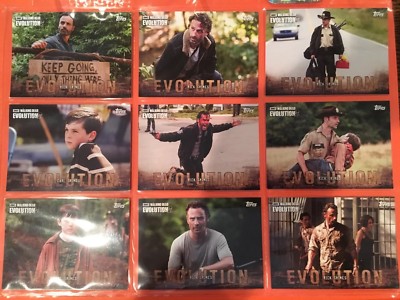 2017 Topps Walking Dead Evolution Complete Base Card Set (#1-100) with Wrapper!