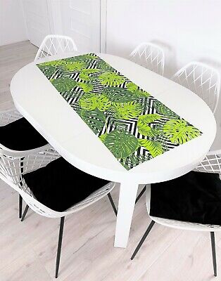 Tischläufer Tischdecke Tischlaeufer 100/% Baumwolle gedeckter Tisch in 16 Maßen