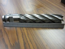 Roughing End Mill 2x2x8x11-3/4 6Flutes,Super HSS M2Al, 1002X-755-New