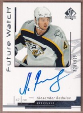 2006-07 SP Authentic Future Watch #188 Alexander Radulov RC AUTO /999