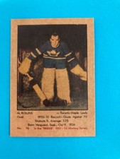 Al Rollins '51-52 PARKIE #76 RC REPRINT CARD