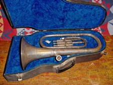 VINTAGE C G CONN ALTO HORN RAIN CATCHER BELL 1918