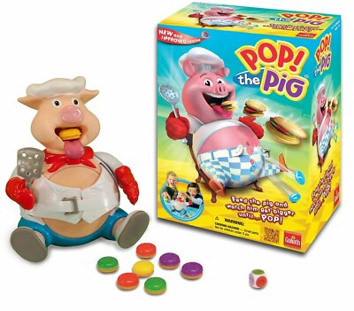 Pop the Pig Game from Goliath Ages 4+ Popping Pig Action Game for