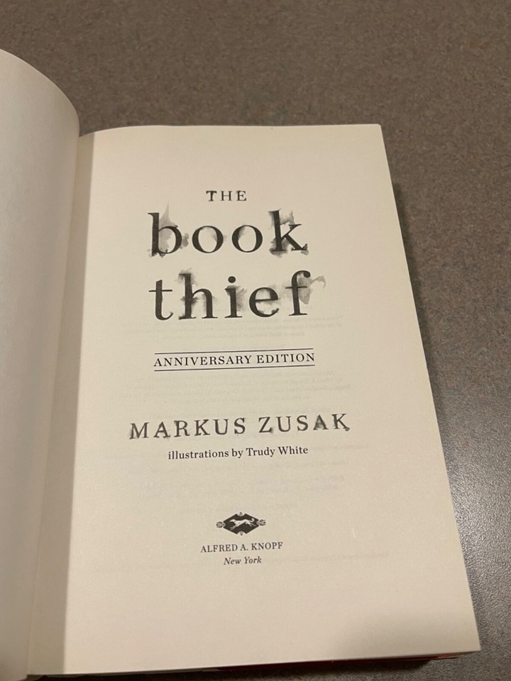 The Book Thief (Anniversary Edition) Markus Zusak (First Printing ...