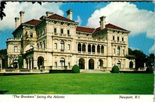 Postcard 4x6 RI The Breakers Cornelius Vanderbilt Mansion Newport