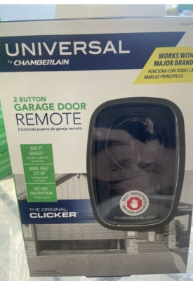 Chamberlain KLIK5U-BK2 Garage Door Opener Remote Control Black